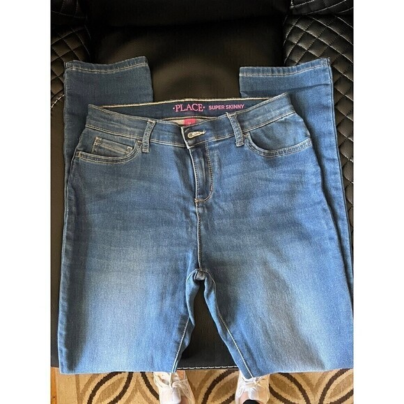The Children's Place Other - 𝅺GIRLS Super-Soft Stretch Denim Legging Jeans - Beaconblue Wsh 14